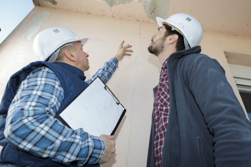 Surveyor Poole book in with our team at Survey One today.